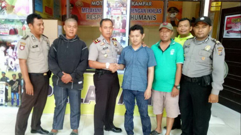 Lagi, 3 Napi Kabur Diamankan Polres Kampar